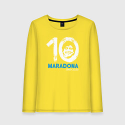 Женский лонгслив Maradona 10