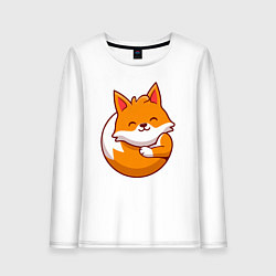 Женский лонгслив Orange fox