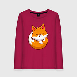 Женский лонгслив Orange fox