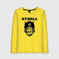 Женский лонгслив Russian gorilla