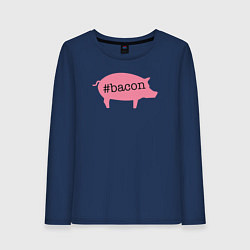 Женский лонгслив Бекон