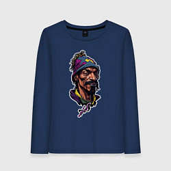 Женский лонгслив Snoop dogg head