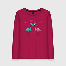 Женский лонгслив Flamingo love