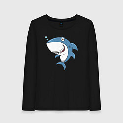 Женский лонгслив Cute shark