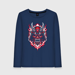 Женский лонгслив Samurai mask demon