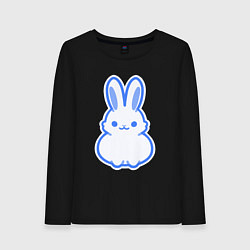 Женский лонгслив White bunny