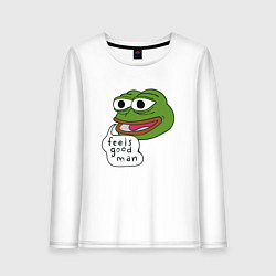 Женский лонгслив Pepe feels good man