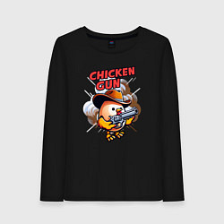 Женский лонгслив Chicken Gun - chicken