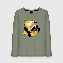 Женский лонгслив Гомер - Симпсоны