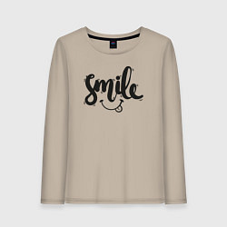 Женский лонгслив Funny smile