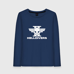 Женский лонгслив Helldivers 2 лого