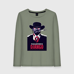 Лонгслив хлопковый женский Django - Jamie Foxx, цвет: авокадо