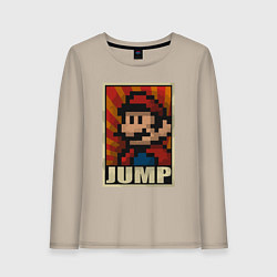 Женский лонгслив Jump Mario