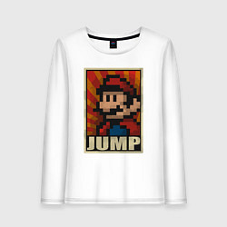 Женский лонгслив Jump Mario