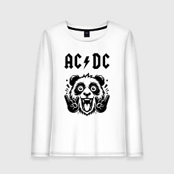 Женский лонгслив AC DC - rock panda