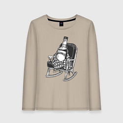 Женский лонгслив Виски в кресле