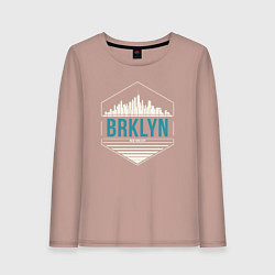 Женский лонгслив Brooklyn city