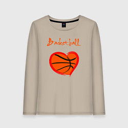 Женский лонгслив Basket love