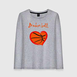 Женский лонгслив Basket love