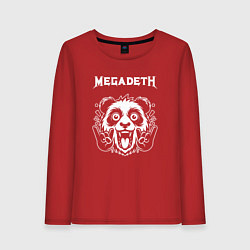 Женский лонгслив Megadeth rock panda