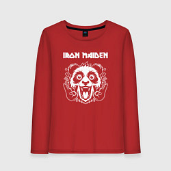 Женский лонгслив Iron Maiden rock panda