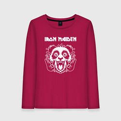 Женский лонгслив Iron Maiden rock panda