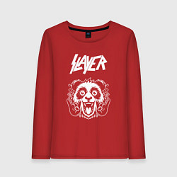 Женский лонгслив Slayer rock panda
