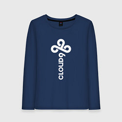 Женский лонгслив Cloud9 - vertical logo