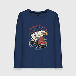 Женский лонгслив Орёл дух свободы