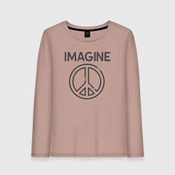 Женский лонгслив Peace imagine