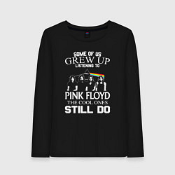 Лонгслив хлопковый женский Pink Floyd tour, цвет: черный