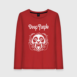 Женский лонгслив Deep Purple rock panda