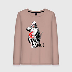 Женский лонгслив Джо Логан Ниндзя Камуи