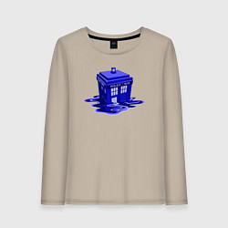 Женский лонгслив Tardis ink