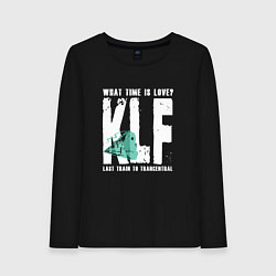 Женский лонгслив Klf - What time is love