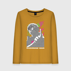 Женский лонгслив Человек-бензопила Денджи Denji