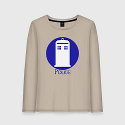 Женский лонгслив Tardis police