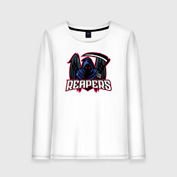 Лонгслив хлопковый женский Reapers, цвет: белый
