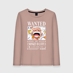 Женский лонгслив Monkey D Luffy - wanted