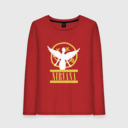 Женский лонгслив Nirvana like nirvana smells