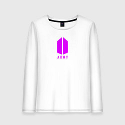 Женский лонгслив BTS - Army