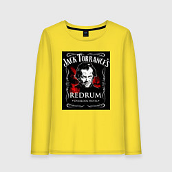 Лонгслив хлопковый женский Jack Torrance, цвет: желтый