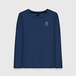 Женский лонгслив Мы русские с нами Бог Ника белая патриоты