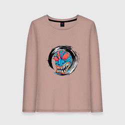 Лонгслив хлопковый женский Идол, цвет: пыльно-розовый