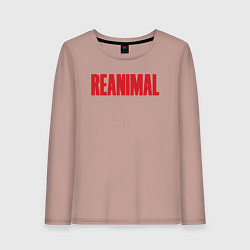 Женский лонгслив Reanimal logo