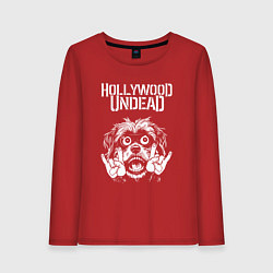 Женский лонгслив Hollywood Undead rock dog