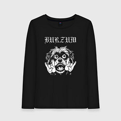 Женский лонгслив Burzum rock dog