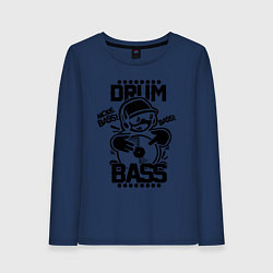 Женский лонгслив Drum n Bass: More Bass