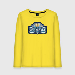Женский лонгслив Happy year