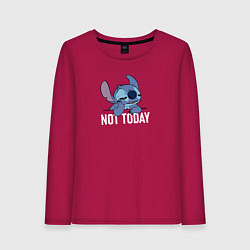 Женский лонгслив Not today Stitch